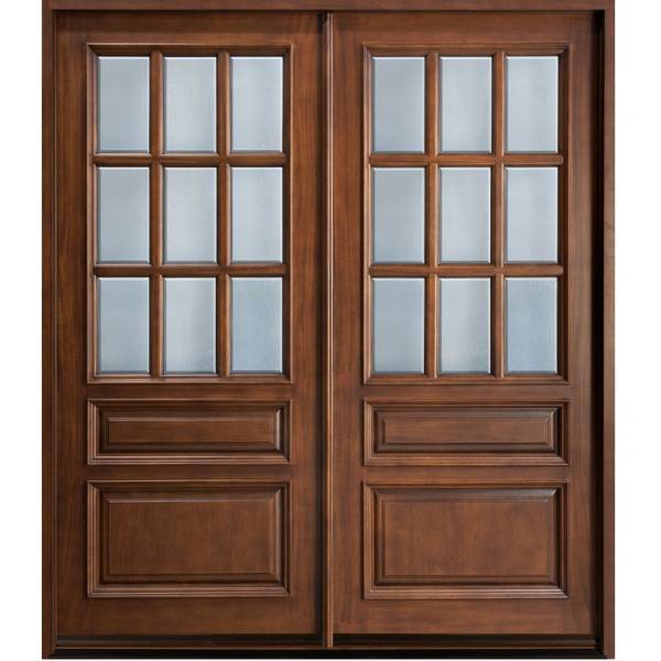 Solid panel doors