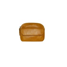 leather coin clasp wallet