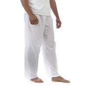 Men White Regular Pajama