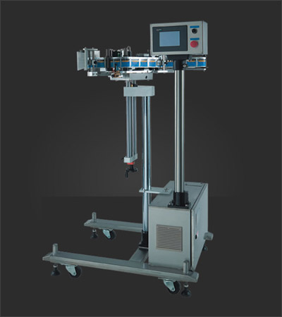 Side Labeler with Stand Machine