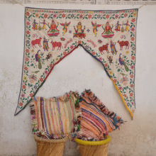 Indian door valance, ethnic wall decor