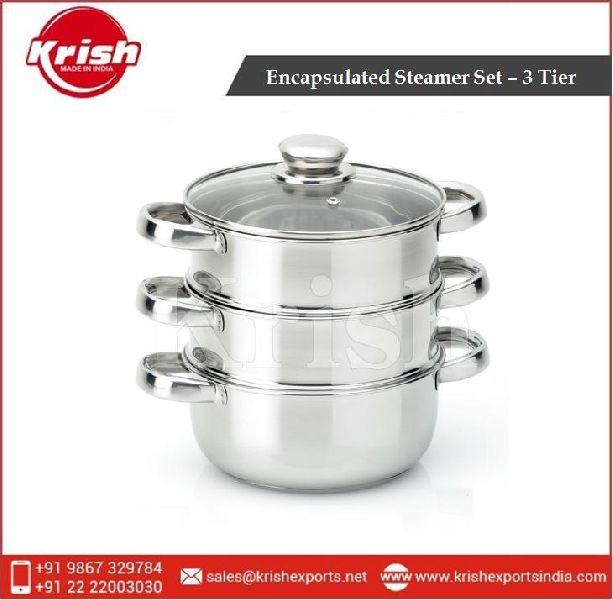 3 Tier Encapsulated Steamer Set, Feature : Eco-Friendly