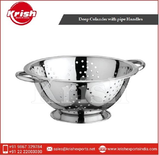 Stainless Steel Deep Colander