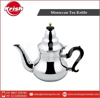 Unique Design Moroccan Stainless Steel Tea Kettle