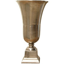 Aluminium hammered vase