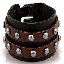 Genuine leather bracelets, Gender : Children's, Men's, Unisex