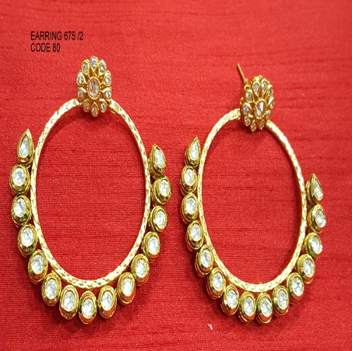 Indian traditional bridal jewellery earrings