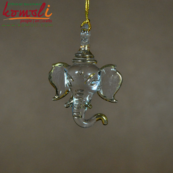 Ganesha pendant glass jewelry