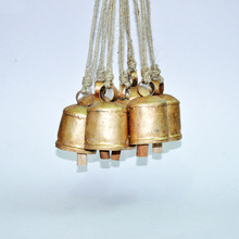 Golden metal bell