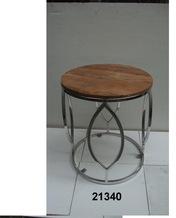 Center Steel Table With Marble, for Home Furniture