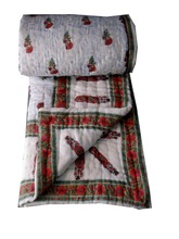 Printed Cotton Quilt, for Home, Hotel, Feature : Warm