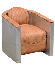 Aviator style leather Chair