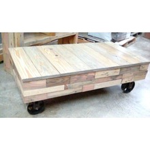 ANIL UDYOG Wooden Cart Coffee Table