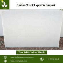 Pure white Indian marble stone