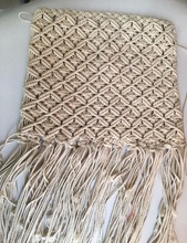 Cotton Fabric Macrame Bag, Color : Multi