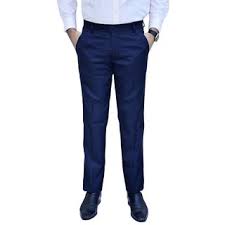 Men Trousers, Pattern : Plain, Occasion : Casual Wear, Formal Wear at ...