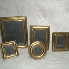 Metal Brass Photo Frame Collection, Color : Antique