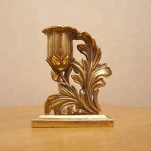 Solid brass candle holder