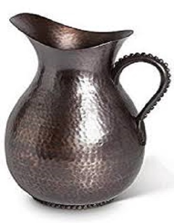 Antique Finish Copper Pitcher, for Kitchenware, Style : Tableware