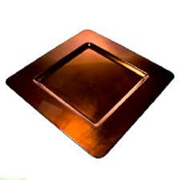 Copper Square Charger Plate, Feature : Eco-Friendly