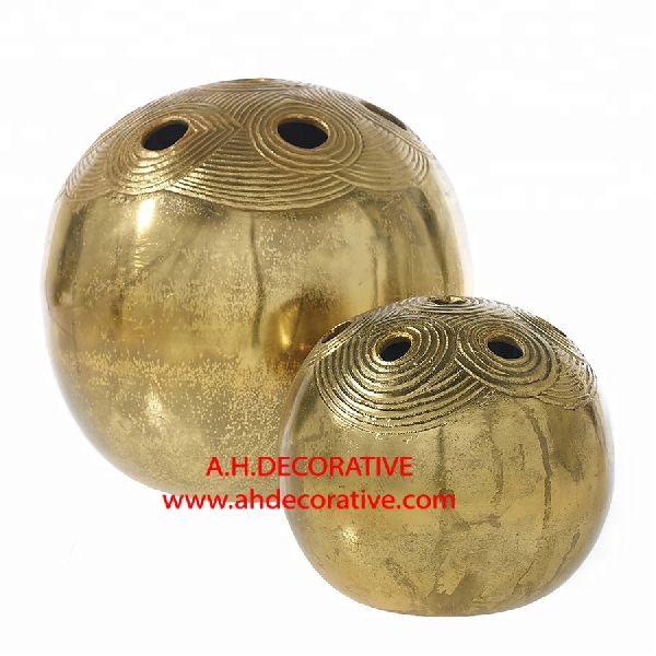 Egyptian Design Gold Vase