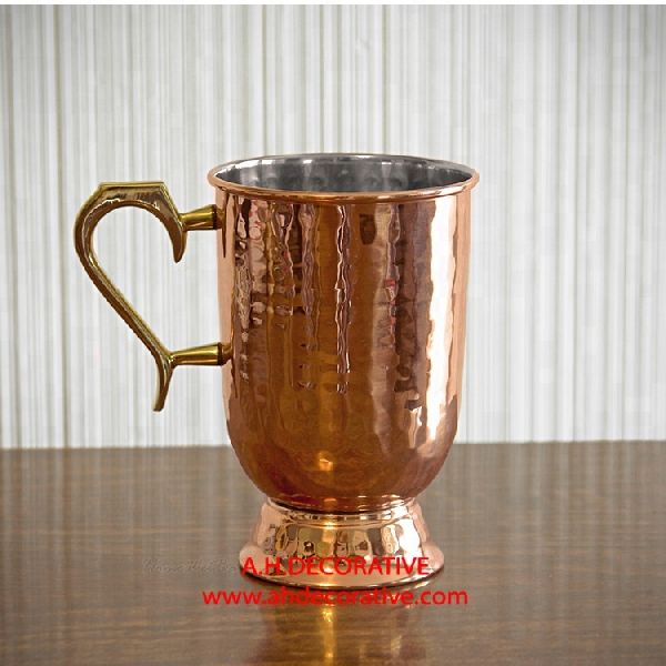 HANDGRIP Metal Hammered Copper Beer Mug, Feature : Eco-Friendly, Stocked