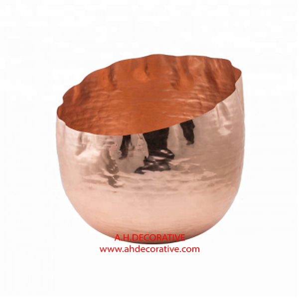 Hammered Copper Flower Vase, Style : AMERICAN STYLE