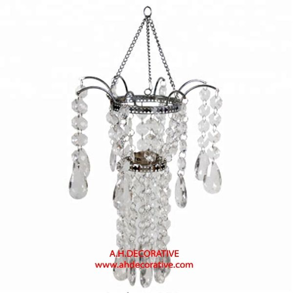 Metal Hanging Crystal Chandelier, for Weddings