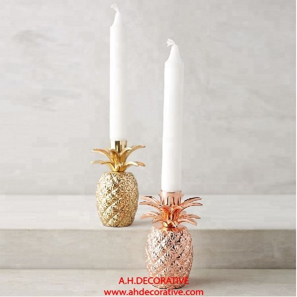 Metal Pineapple Candlestick Holder, for Weddings