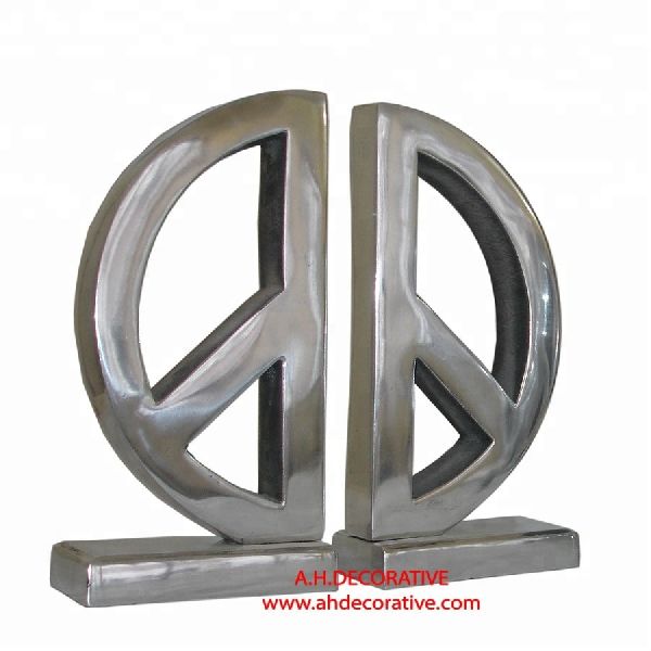 Metal Nickel Plated Book End