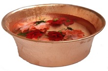 Metal Hammered Copper multipurpose bowl