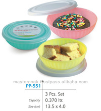 Plastic chocolate containers