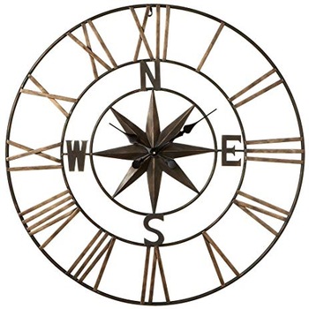 ARC EXPORT antique metal clock