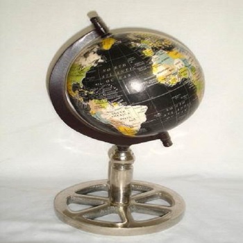 Antique Metal Globe