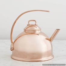 stylish copper shiny kettles