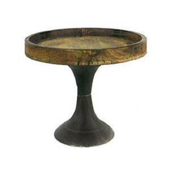 wooden antique cake stand