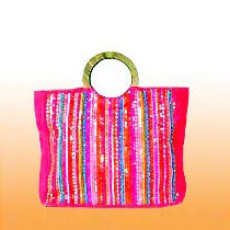 Rectangular Ladies Embroidered Beaded Handbags, for Party, Specialities : Durable, Fashionable