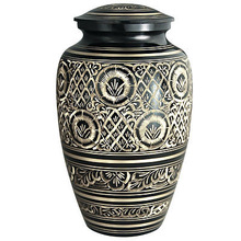 Full Engrave Classic Cremation Urn, for Adult, Style : American Style