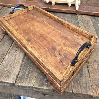 wooden tray