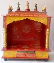 Hand Painted Wooden Temple, for Promotion, Style : Religious