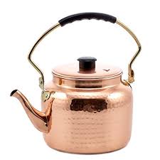 Pure Copper Hammerred Tea Kettle