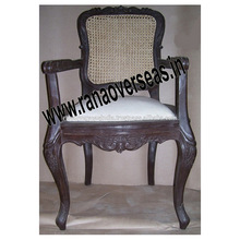 Wooden Dining Chair with Arm Rest