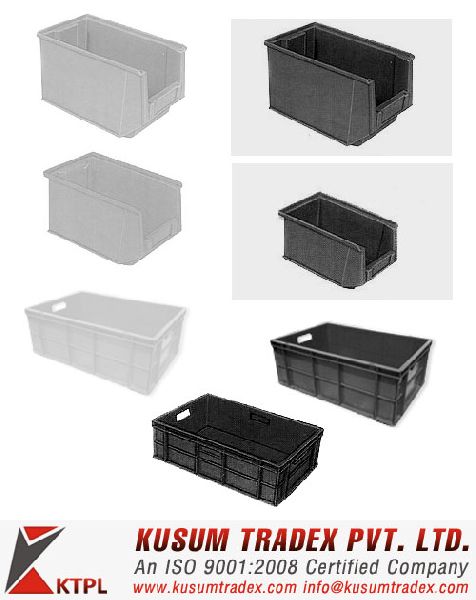 Antistatic crates