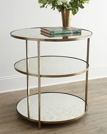 Antique Mirror Gold Plated Tables