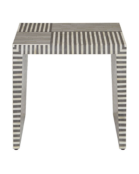 Black AND White console table