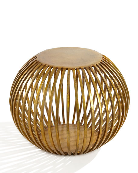 Iron Gold Ball Shaped Metal side tables