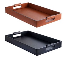 Restaurant Leather Serving Tray