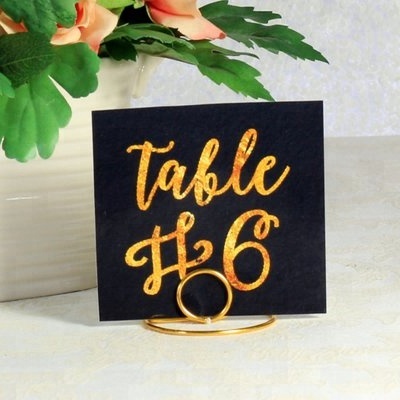 Silver and Gold name card holder