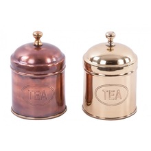 Tea Canister in Brass