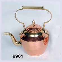 Copper Hammered Tea Kettle, Feature : Eco-Friendly